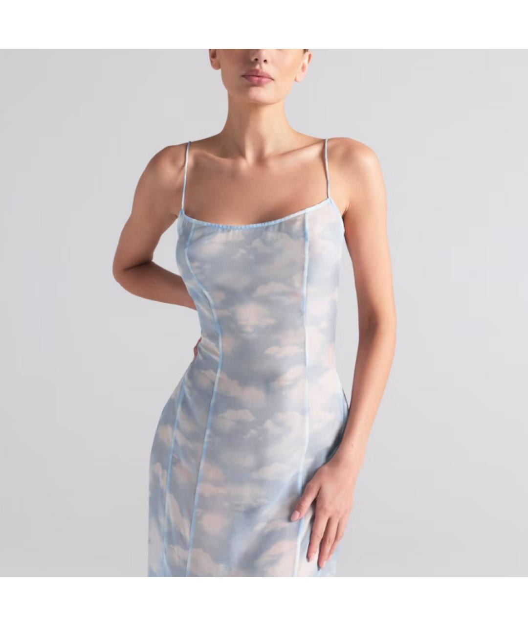 SKIMS Голубое вечернее платье, фото 5