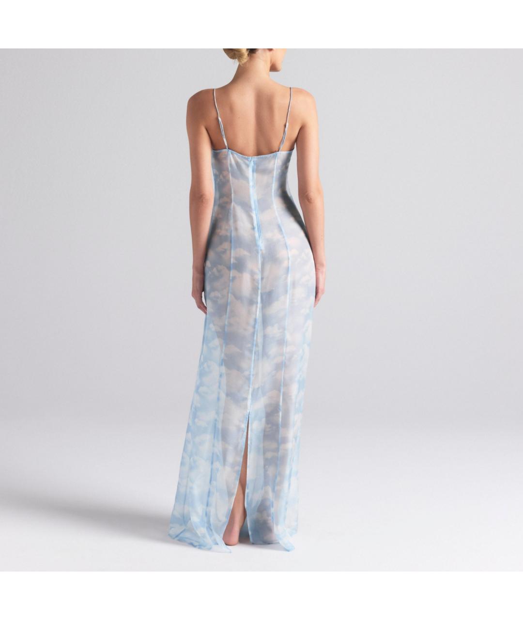 SKIMS Голубое вечернее платье, фото 2