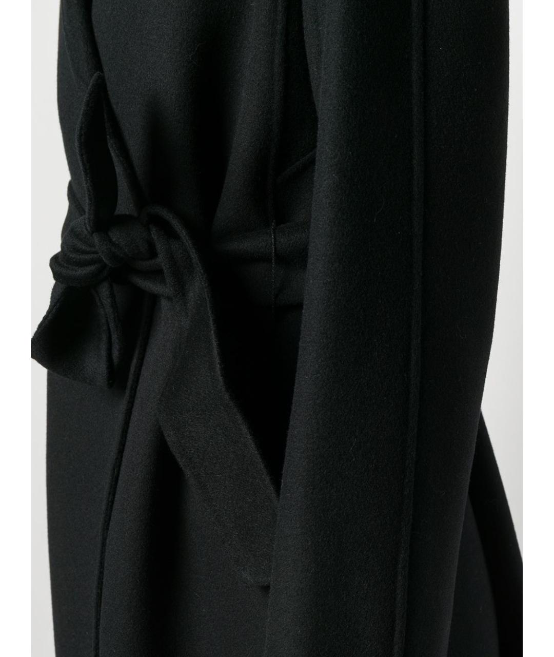 'S MAX MARA Черное шерстяное пальто, фото 5