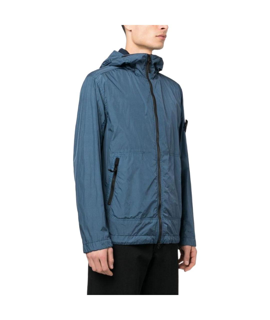 STONE ISLAND Синяя куртка, фото 4