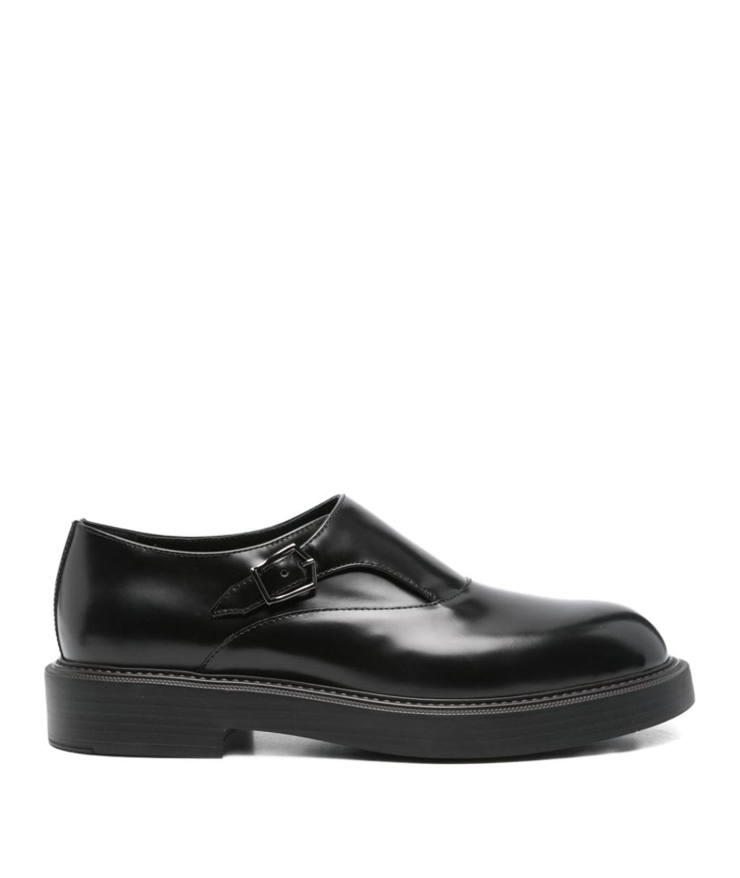 EMPORIO ARMANI Черные низкие ботинки, фото 1