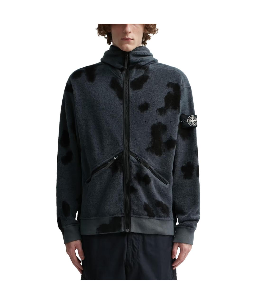 STONE ISLAND Антрацитовая куртка, фото 4