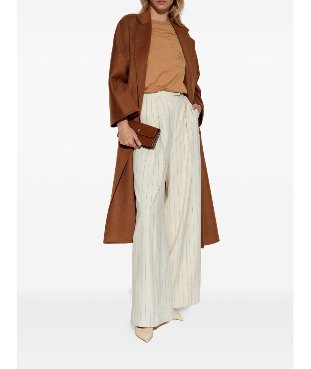 MAX MARA Коричневая футболка, фото 3