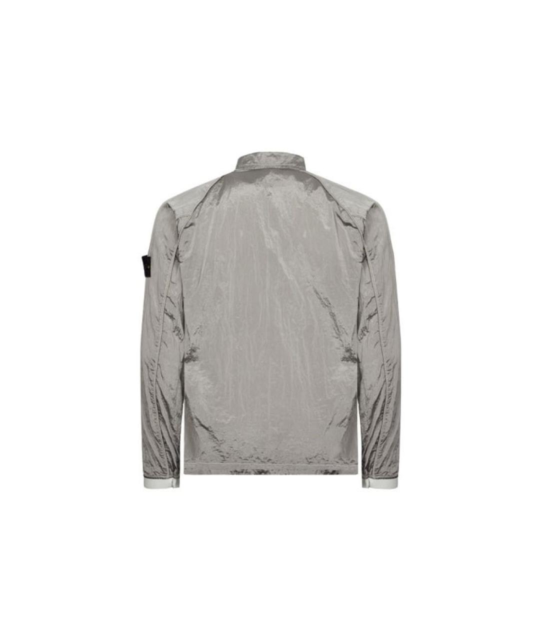 STONE ISLAND Серебряная куртка, фото 2