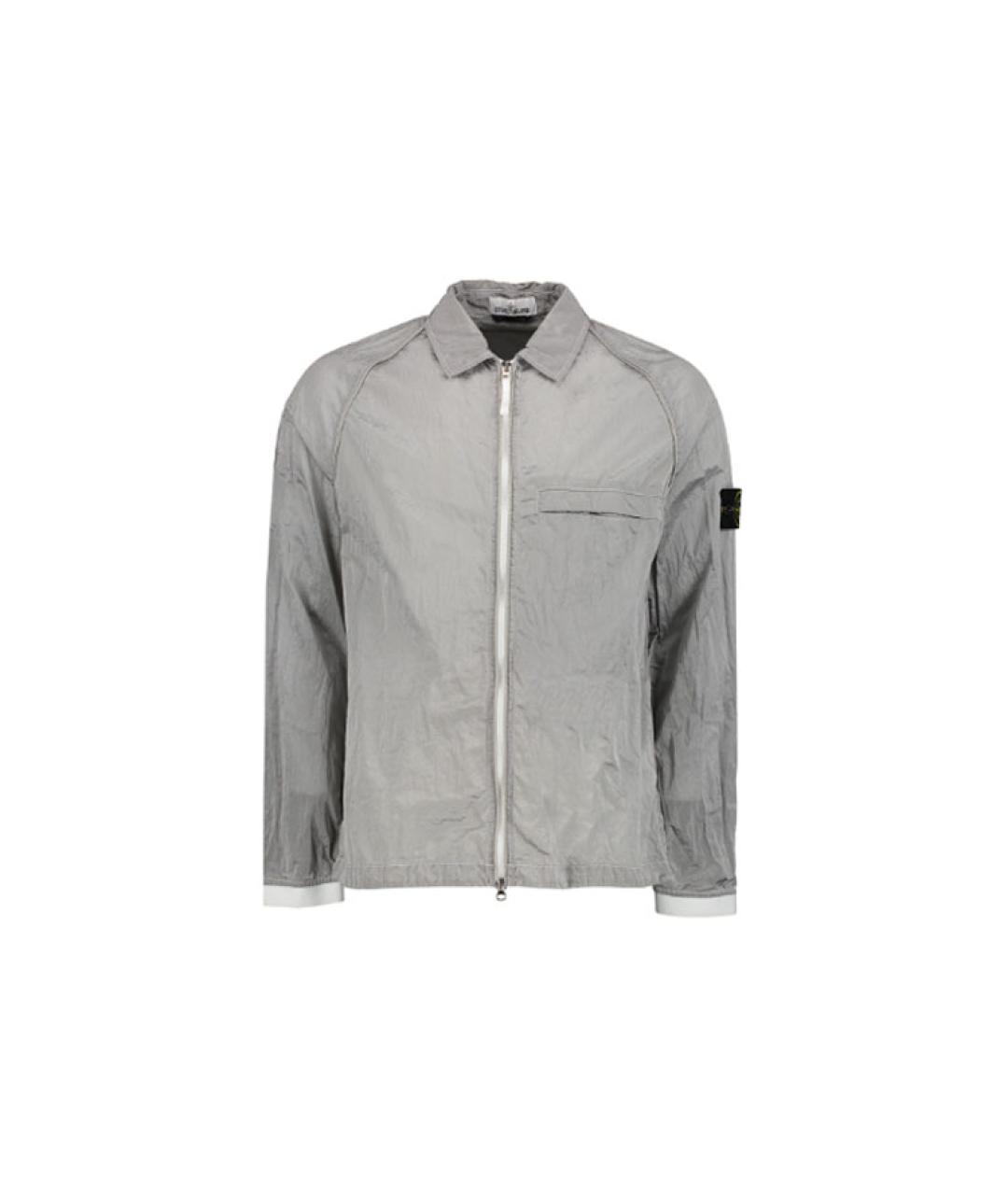 STONE ISLAND Серебряная куртка, фото 1