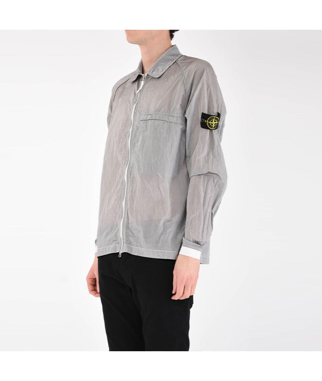 STONE ISLAND Серебряная куртка, фото 5