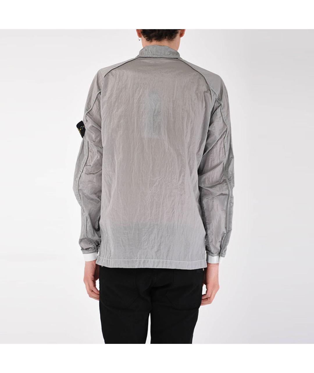 STONE ISLAND Серебряная куртка, фото 4