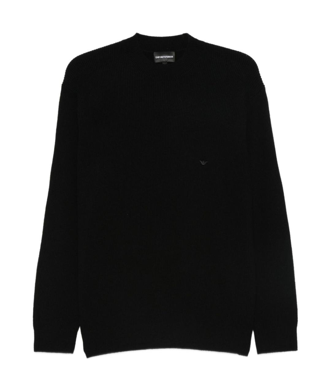 EMPORIO ARMANI Черный джемпер / свитер, фото 1