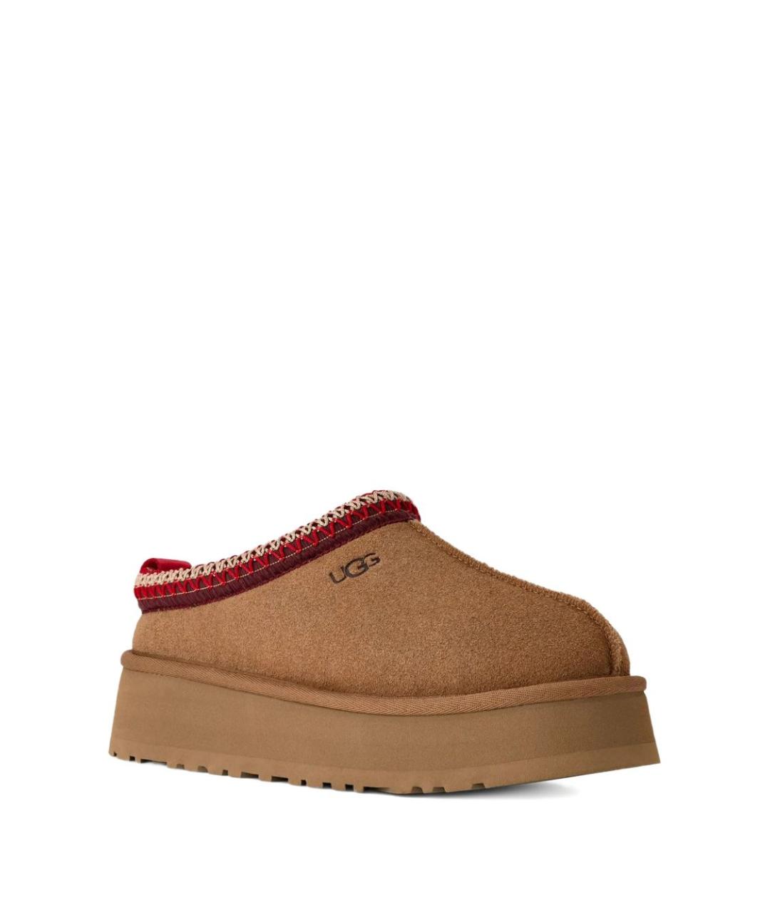 UGG AUSTRALIA Бежевые замшевые сабо, фото 2