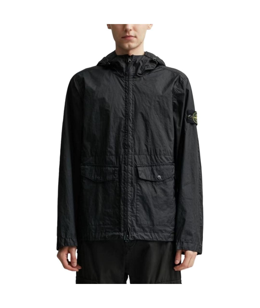 STONE ISLAND Черная куртка, фото 3