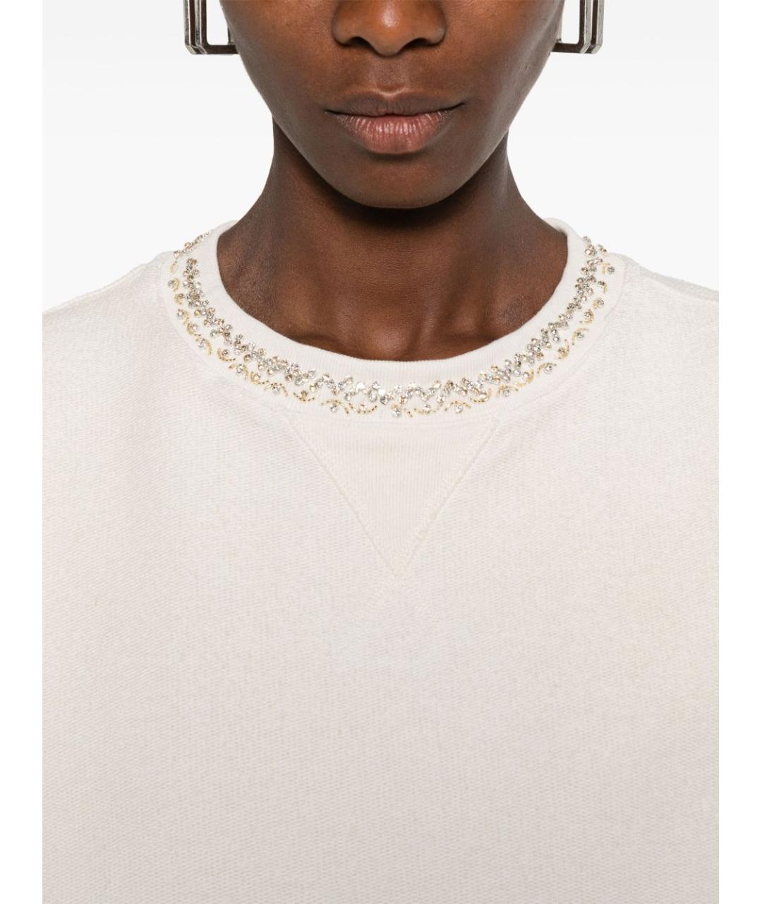 GOLDEN GOOSE DELUXE BRAND Белый джемпер / свитер, фото 2