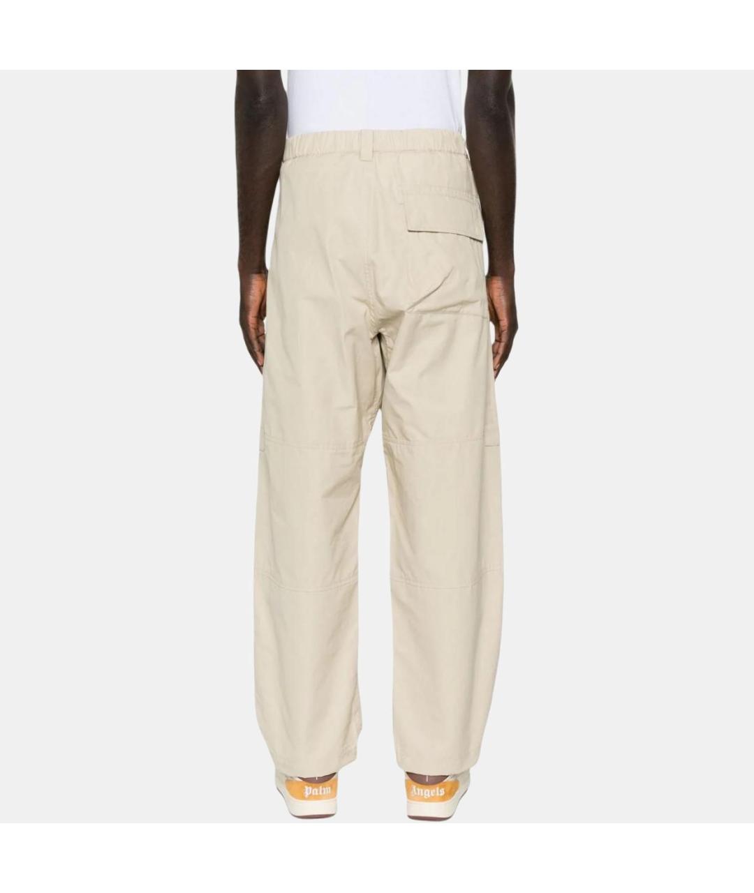 STONE ISLAND Бежевые повседневные брюки, фото 3