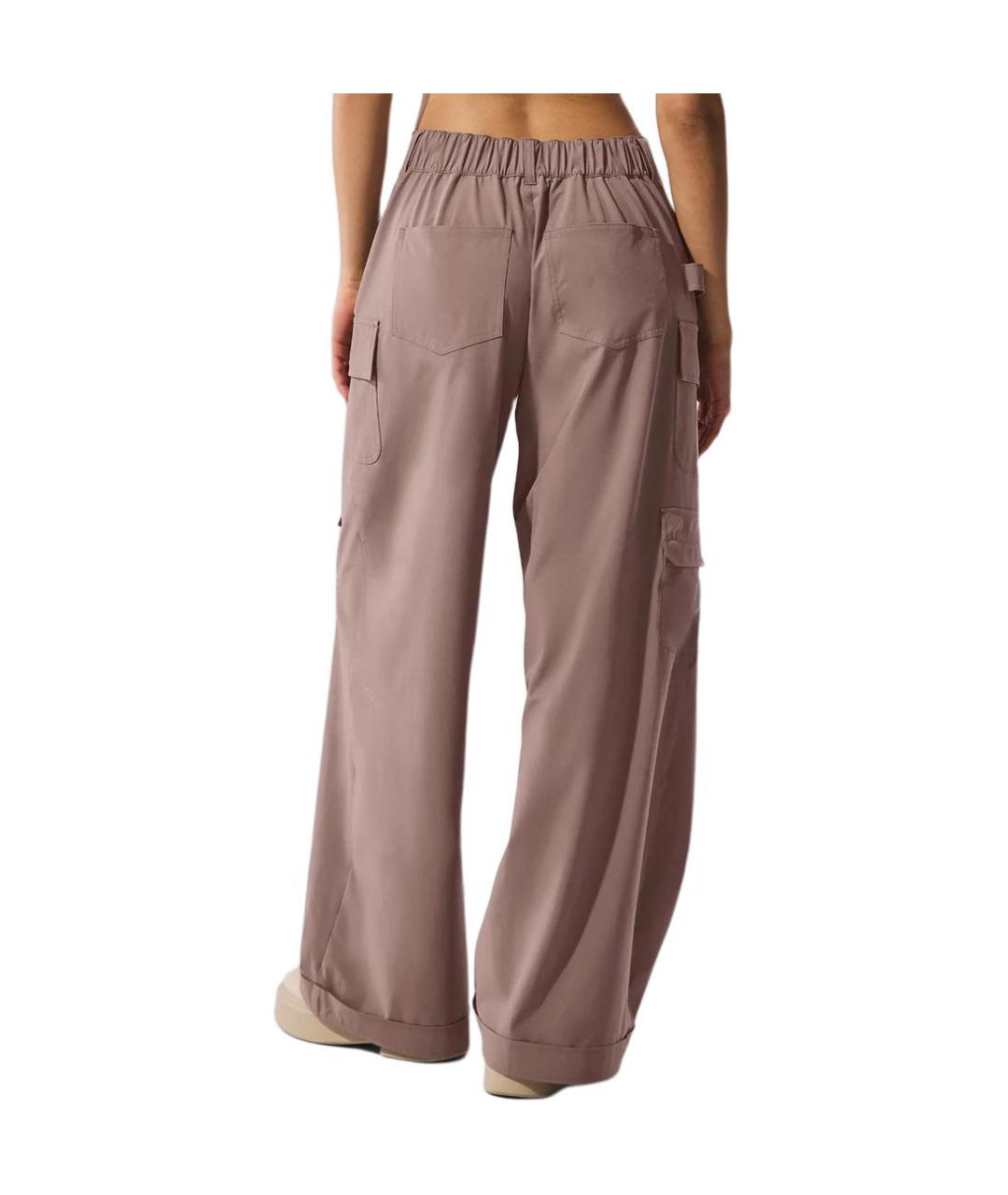 ALO YOGA Антрацитовые прямые брюки, фото 2