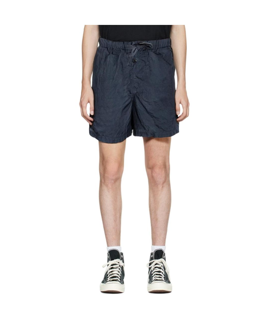 STONE ISLAND Темно-синие шорты, фото 3