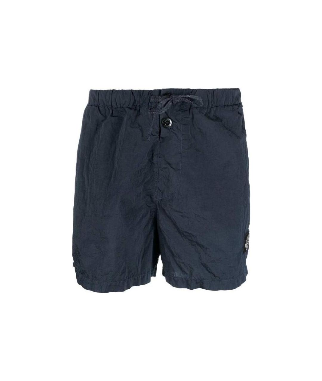STONE ISLAND Темно-синие шорты, фото 1