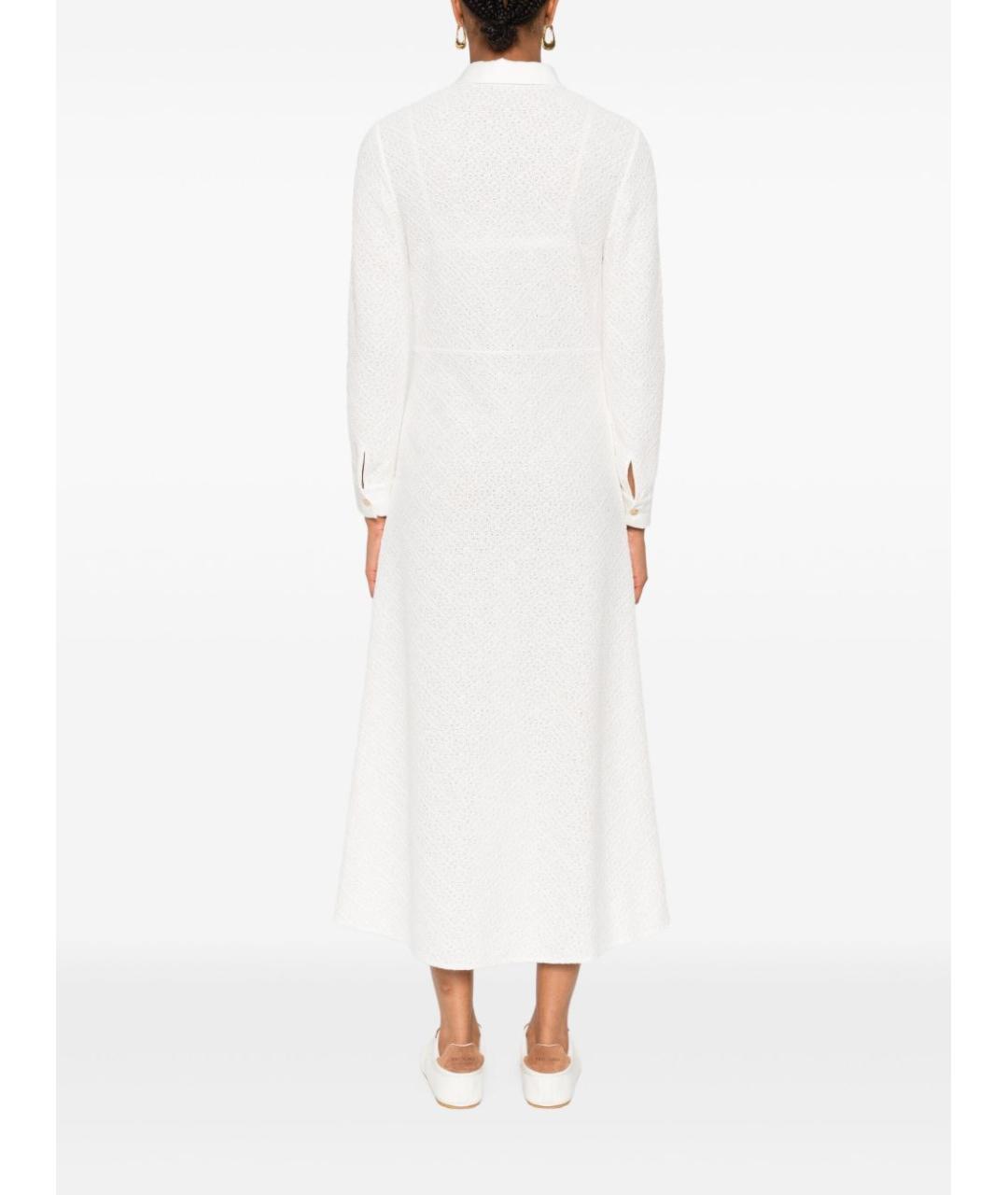CELINE Бежевое хлопковое повседневное платье, фото 3