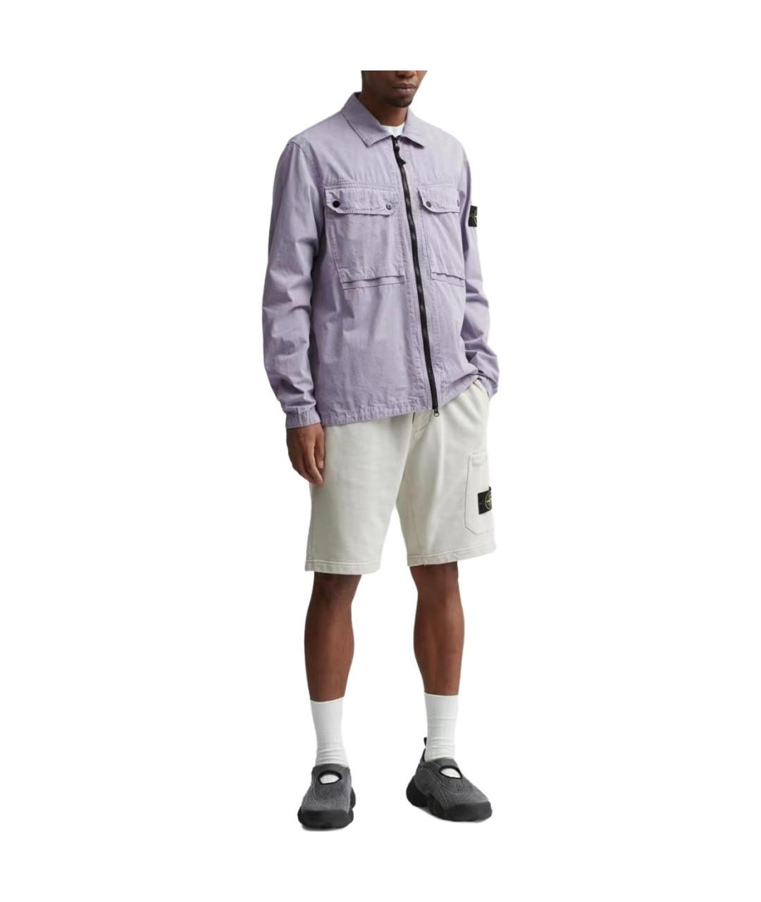 STONE ISLAND Фиолетовая куртка, фото 5