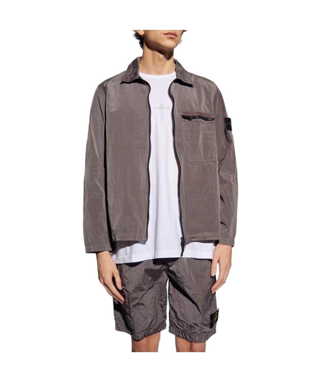 STONE ISLAND Антрацитовая куртка, фото 2