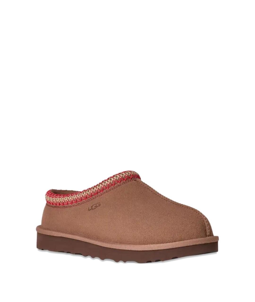 UGG AUSTRALIA Коричневые замшевые сабо, фото 2