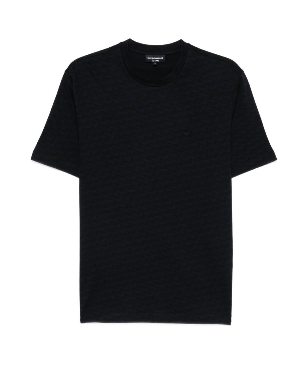 EMPORIO ARMANI Черная футболка, фото 1