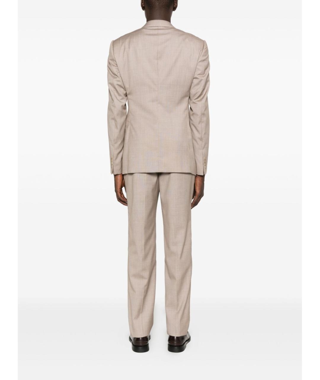 EMPORIO ARMANI Бежевый классический костюм, фото 5