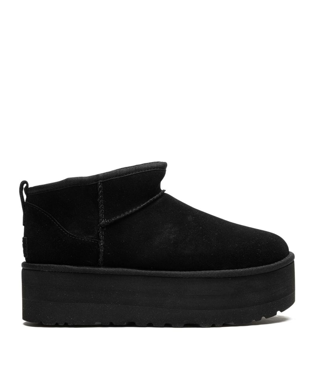 UGG AUSTRALIA Черные замшевые ботинки, фото 1