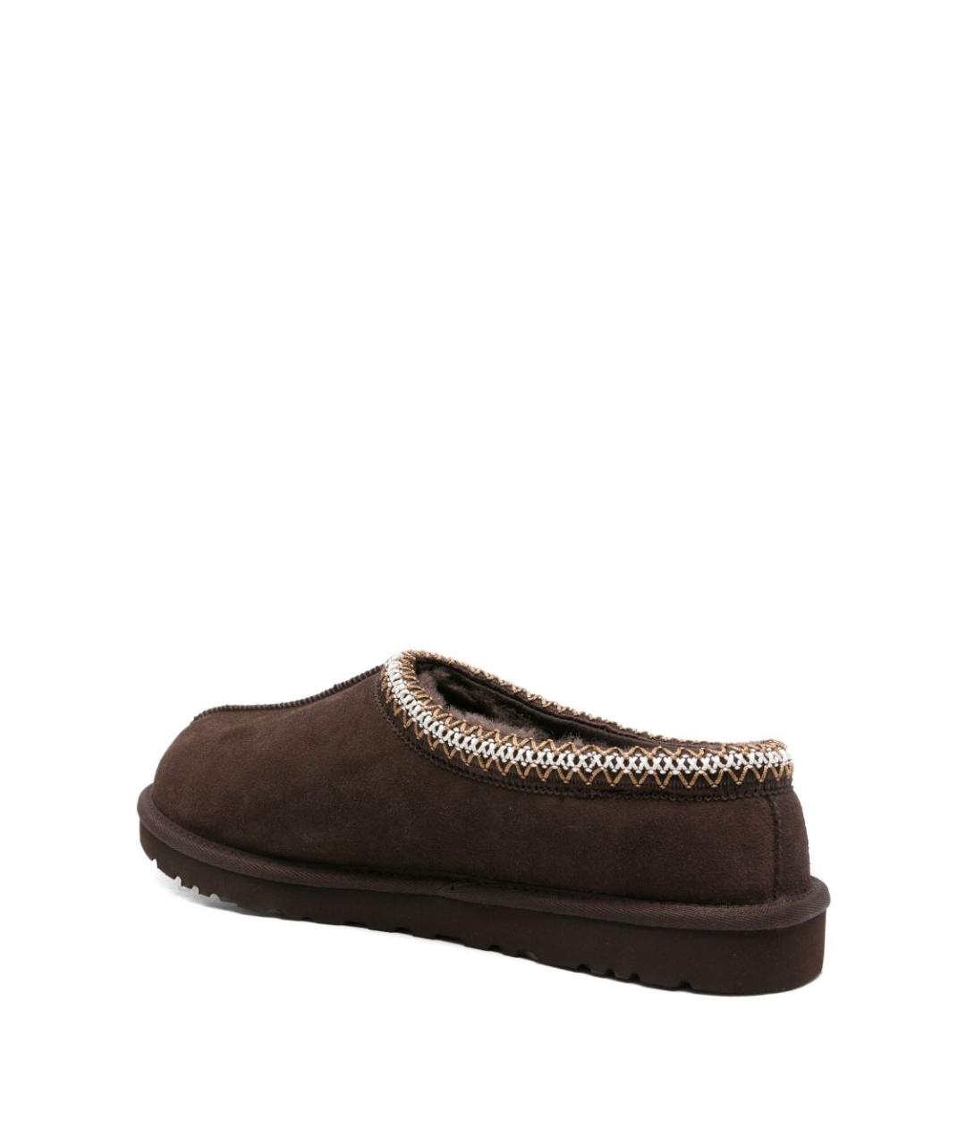UGG AUSTRALIA Коричневые замшевые шлепанцы, фото 4
