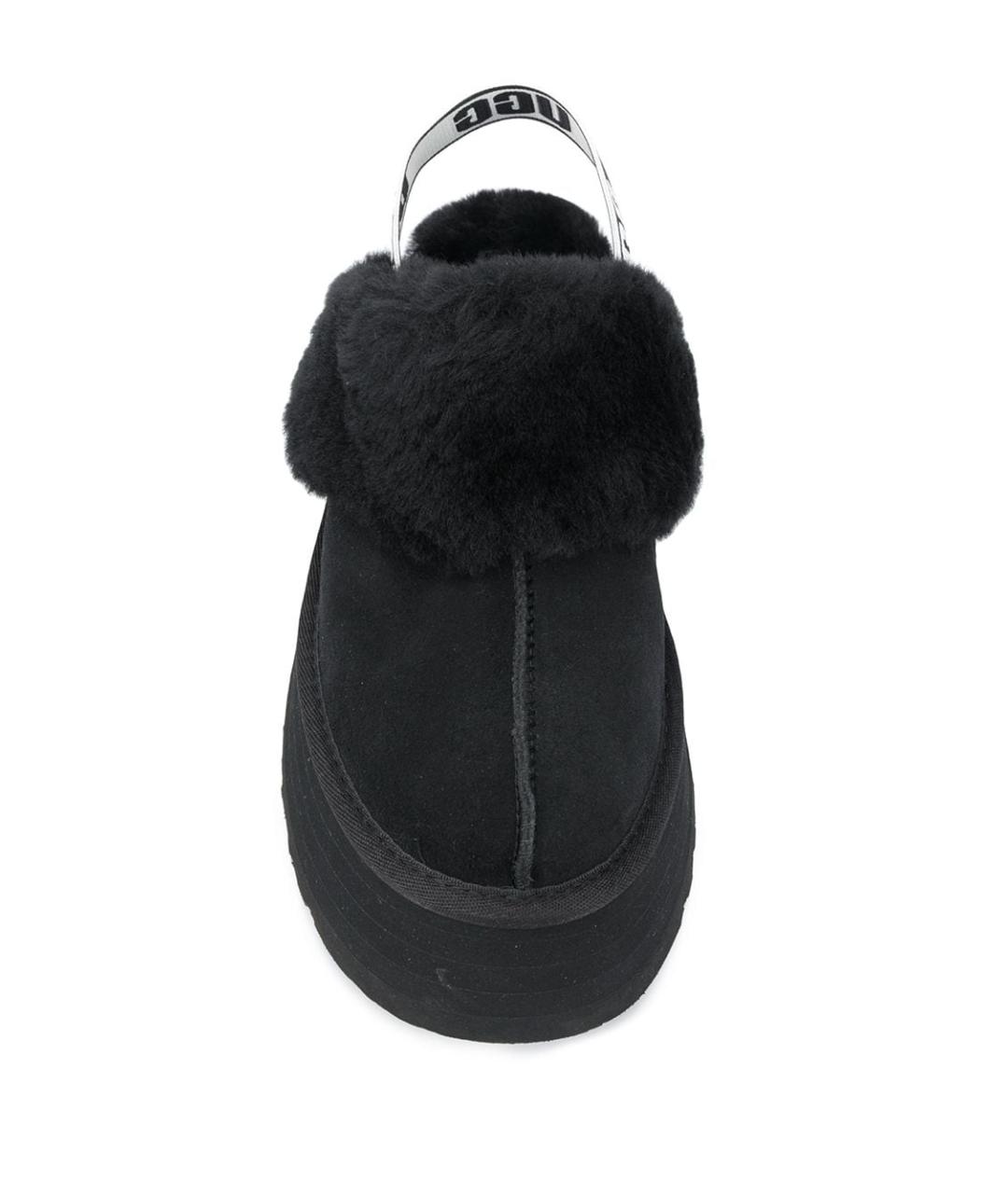 UGG AUSTRALIA Черные замшевые сабо, фото 4