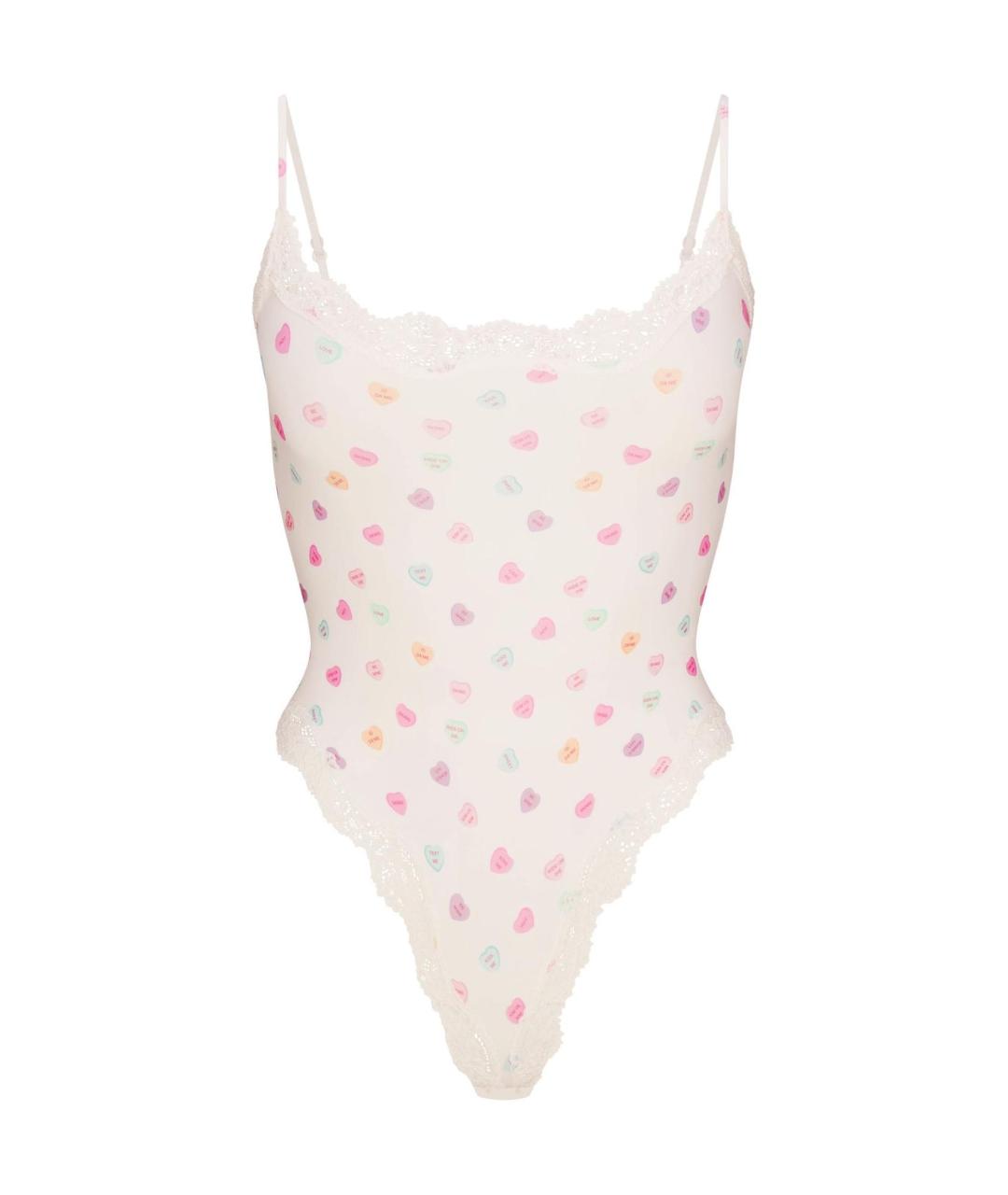 SKIMS Белое боди, фото 1