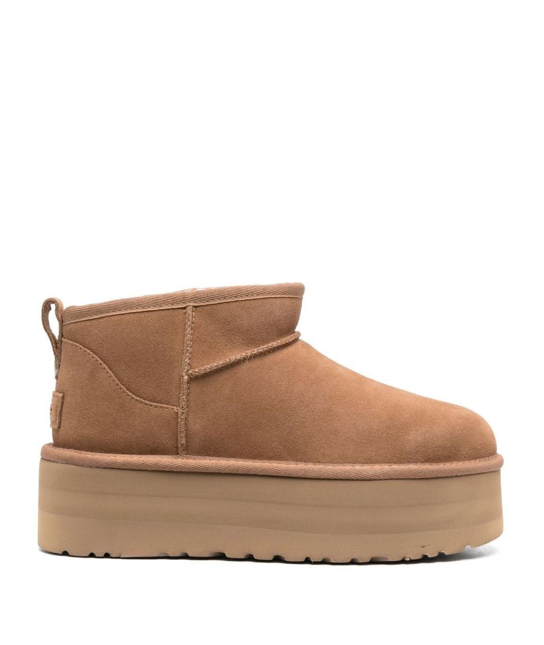 UGG AUSTRALIA Бежевые замшевые ботинки, фото 1
