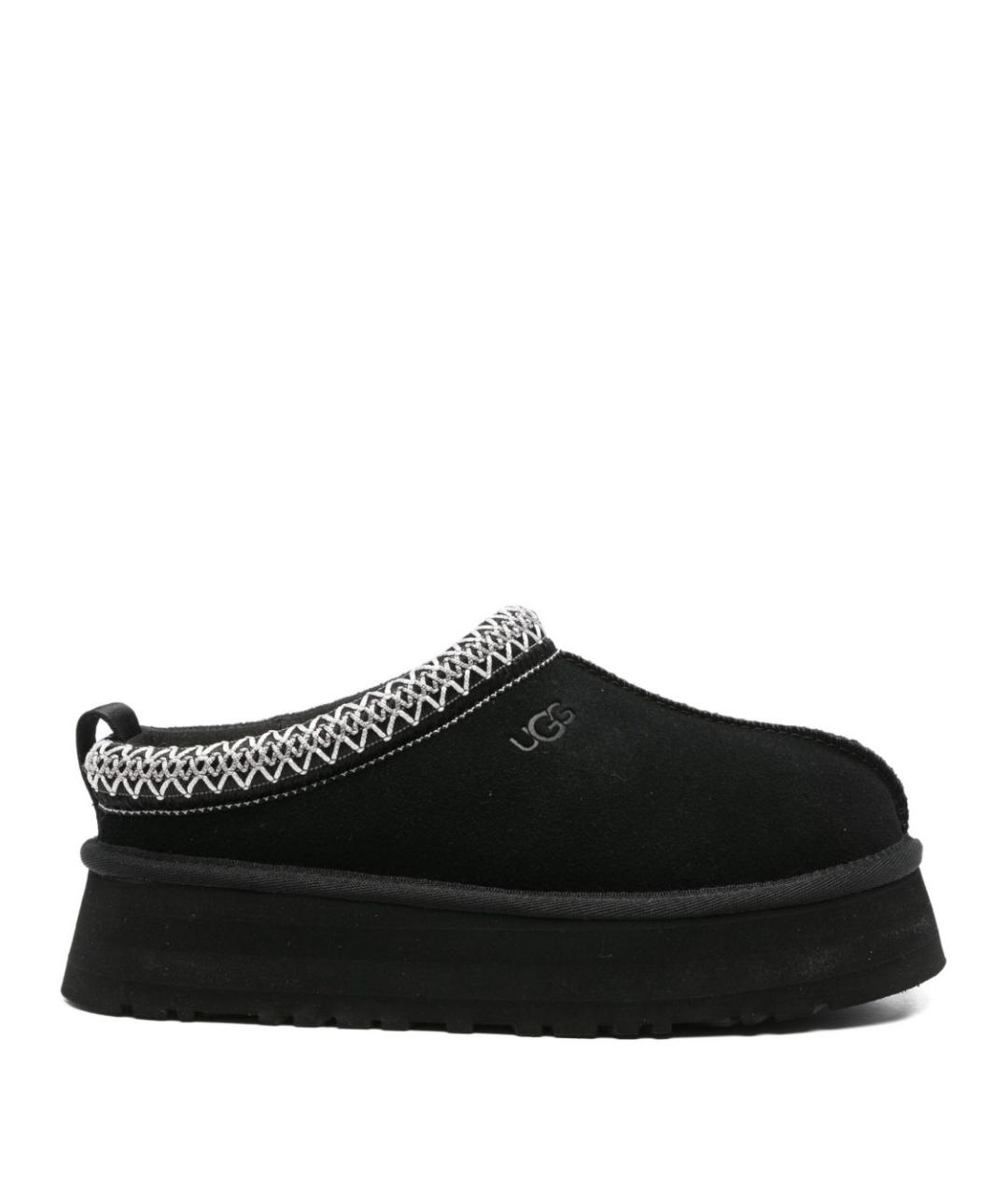 UGG AUSTRALIA Черные замшевые сабо, фото 1