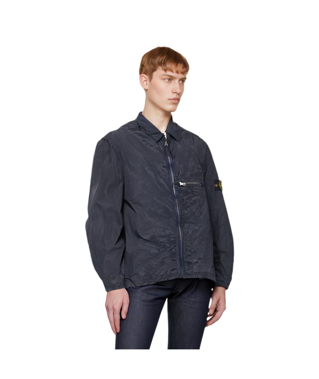 STONE ISLAND Синяя куртка, фото 3