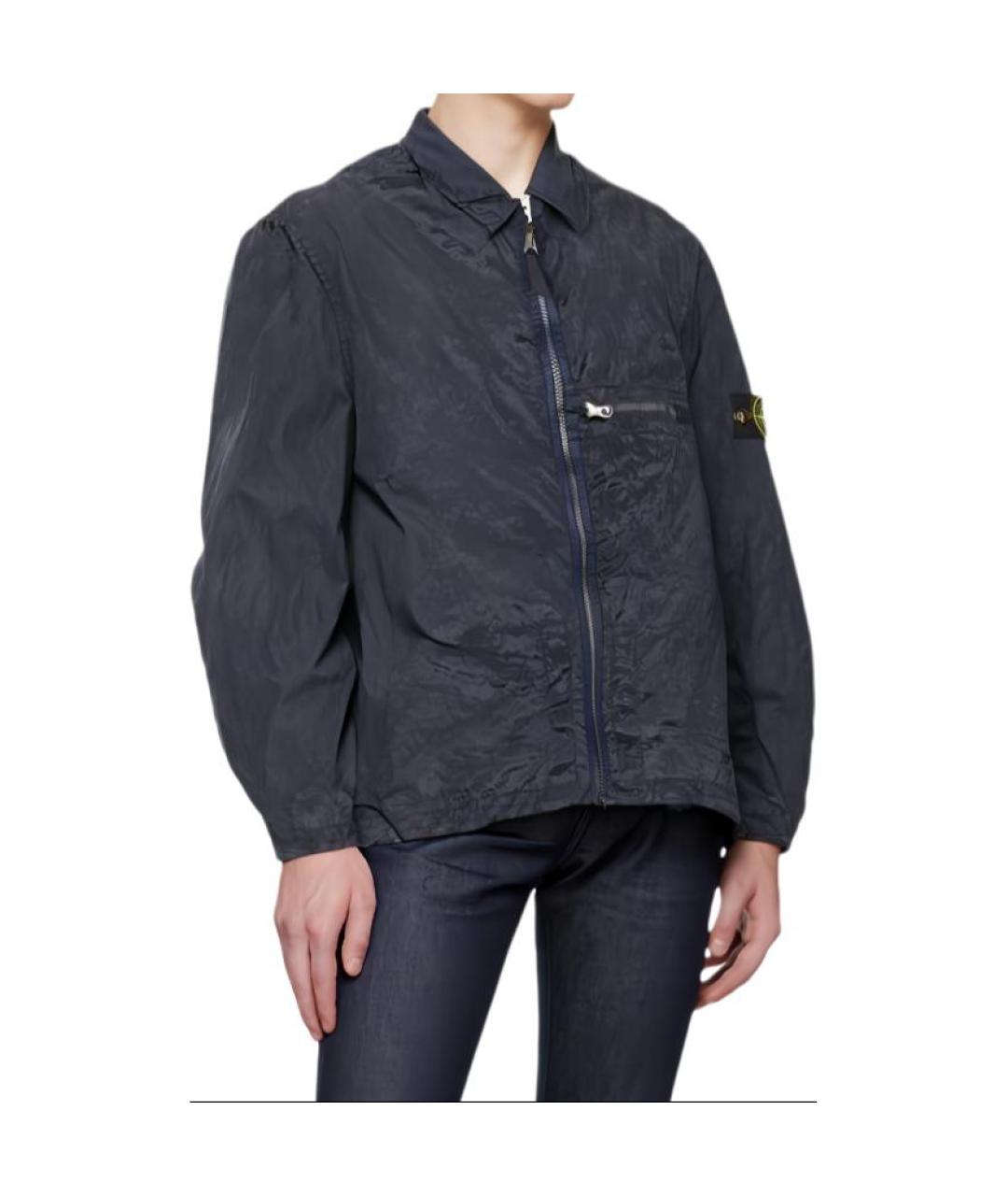 STONE ISLAND Синяя куртка, фото 4