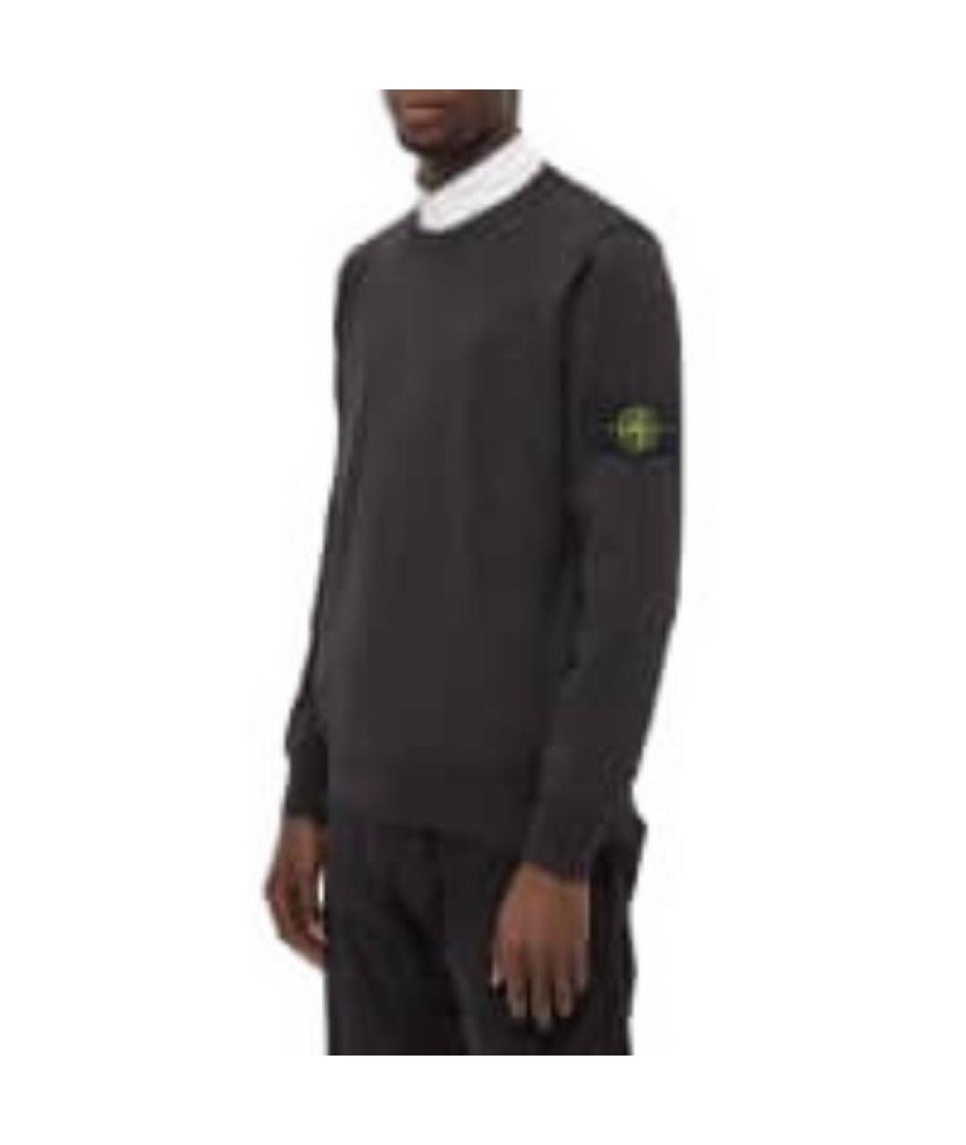 STONE ISLAND Серый джемпер / свитер, фото 2