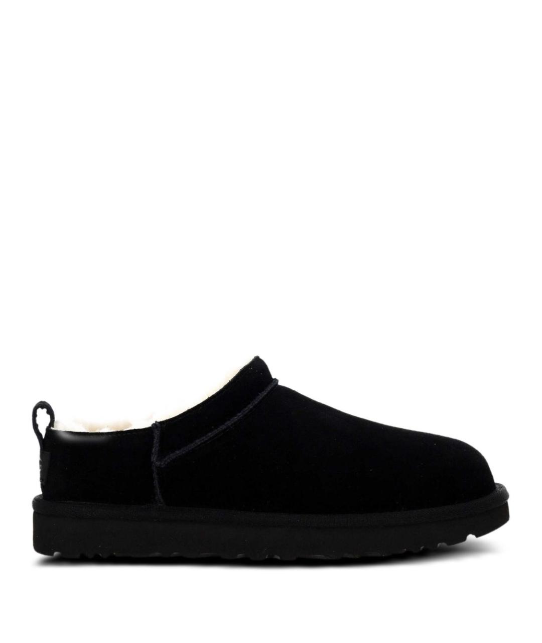 UGG AUSTRALIA Черные замшевые сабо, фото 1