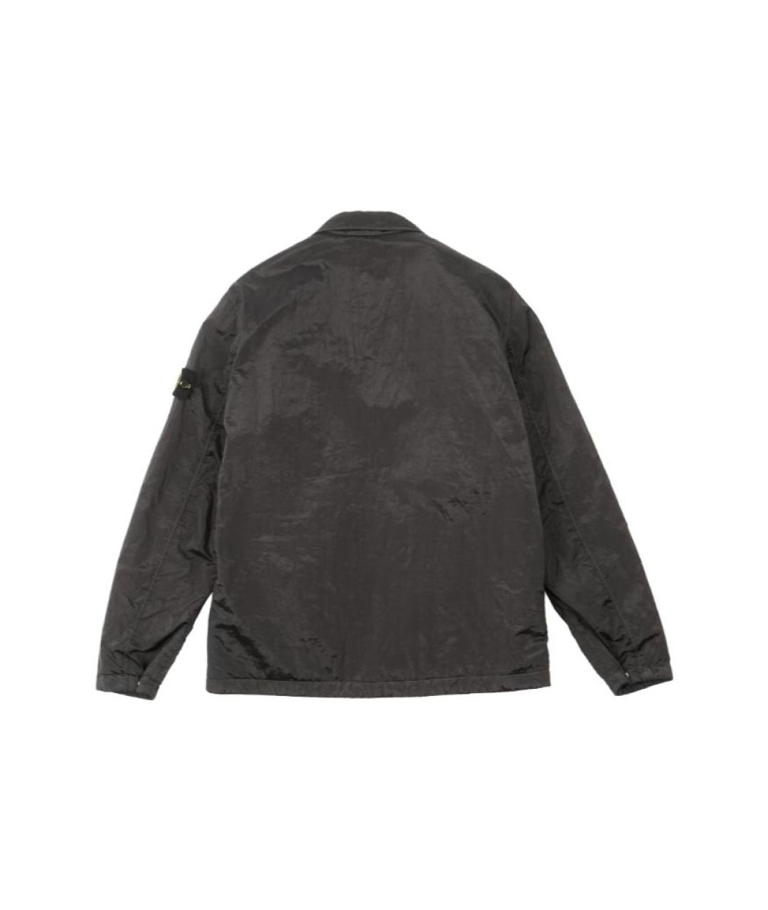 STONE ISLAND Коричневый пуховик, фото 2