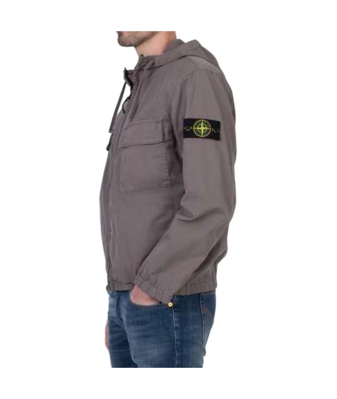 STONE ISLAND Серая куртка, фото 4