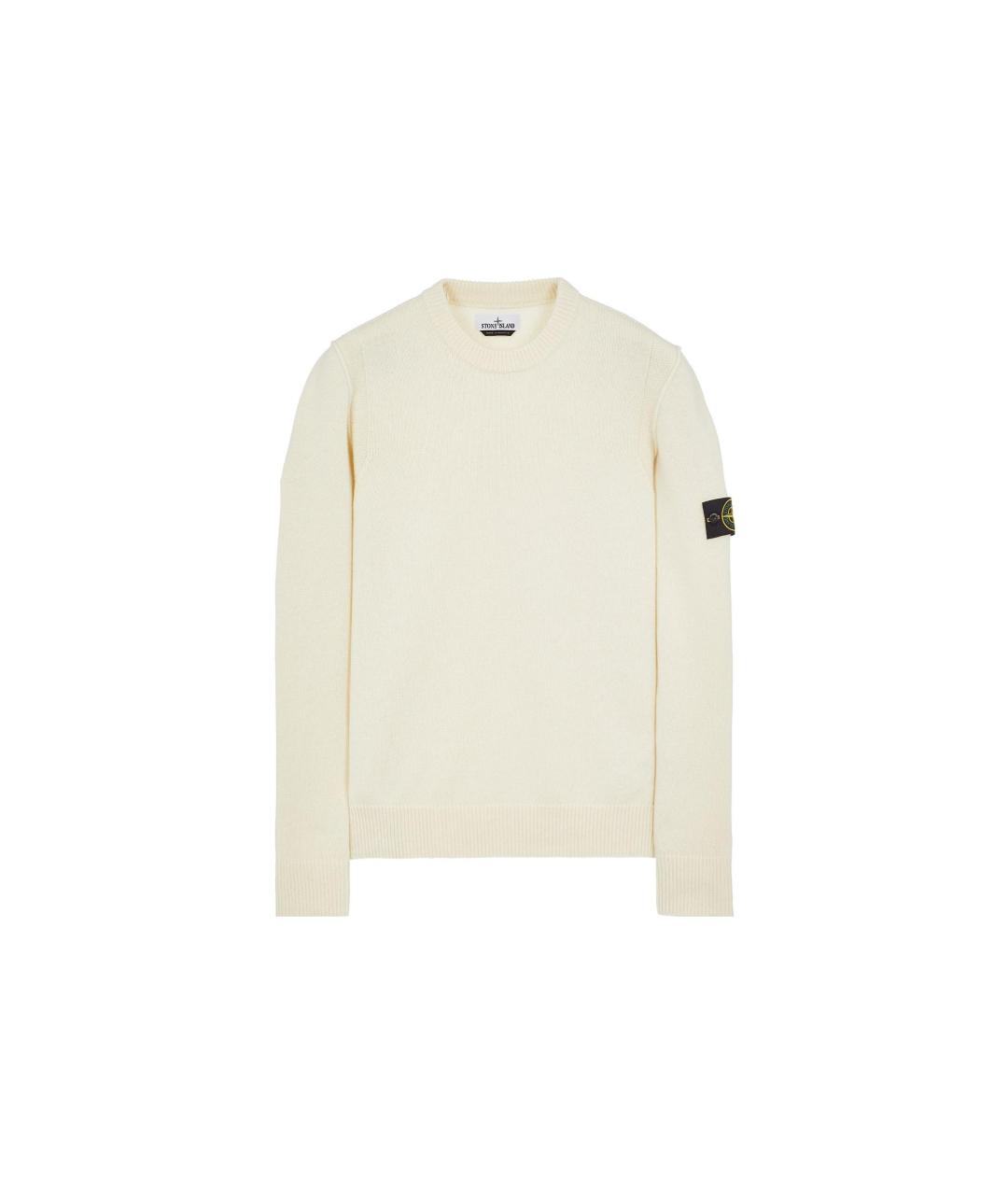 STONE ISLAND Белый джемпер / свитер, фото 1