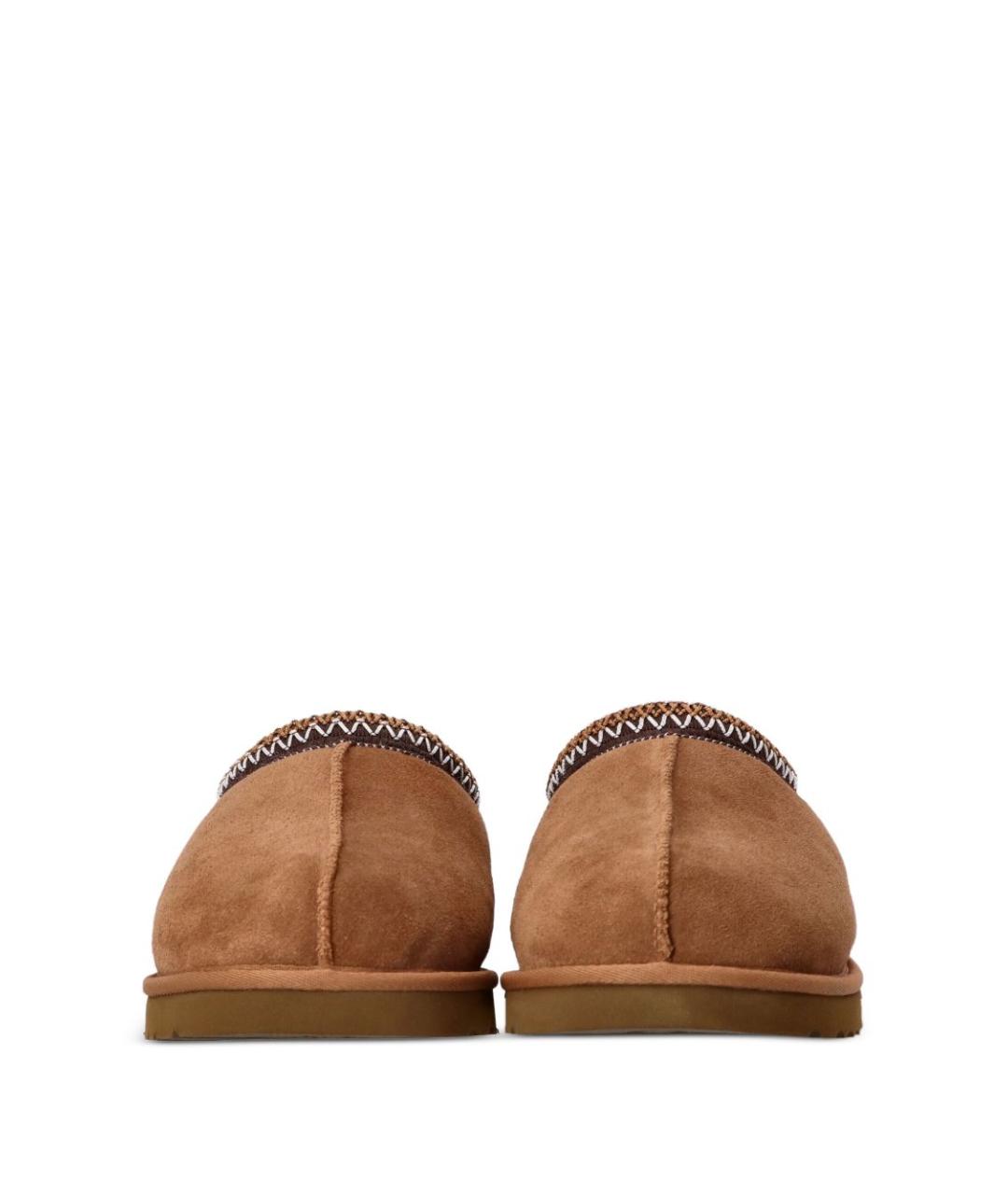 UGG AUSTRALIA Бежевые замшевые шлепанцы, фото 3