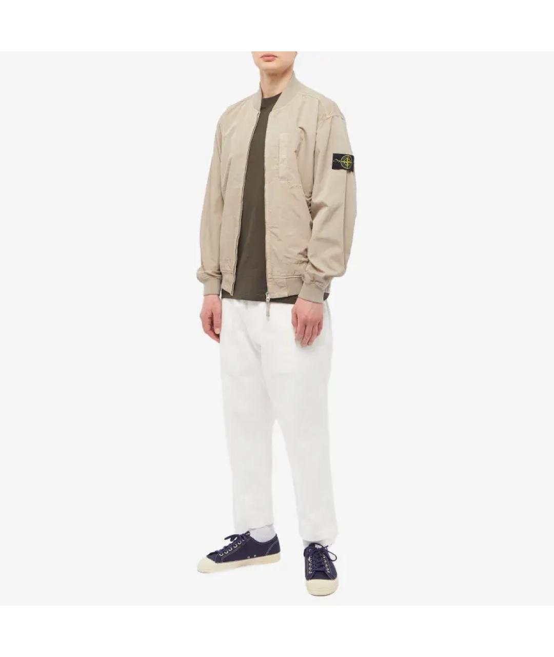 STONE ISLAND Бежевая куртка, фото 2