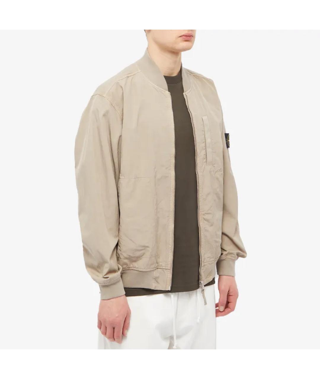 STONE ISLAND Бежевая куртка, фото 3