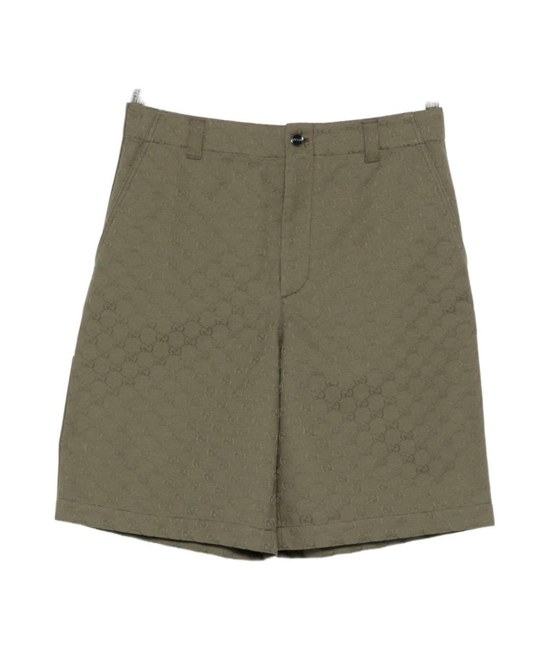 GUCCI Зеленые шорты, фото 1