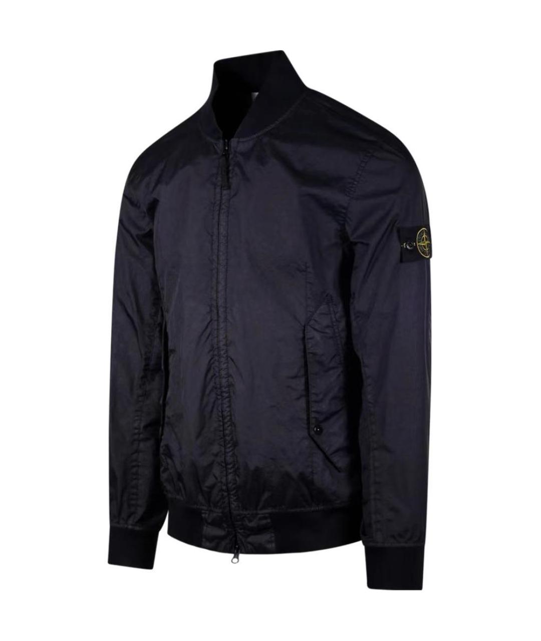 STONE ISLAND Темно-синяя куртка, фото 2