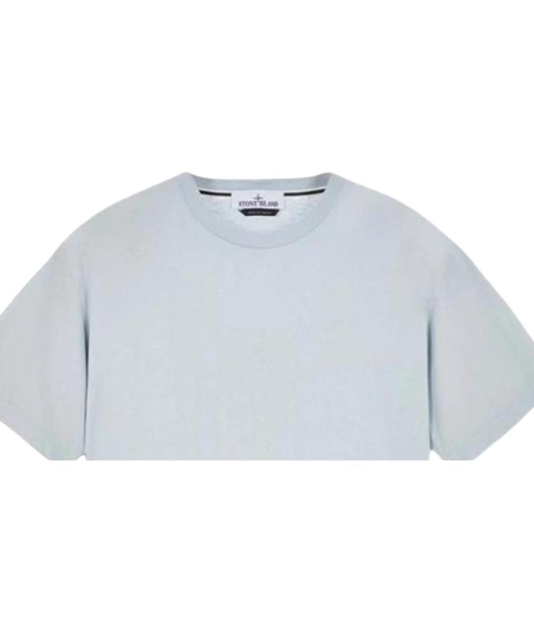 STONE ISLAND Синяя футболка, фото 5