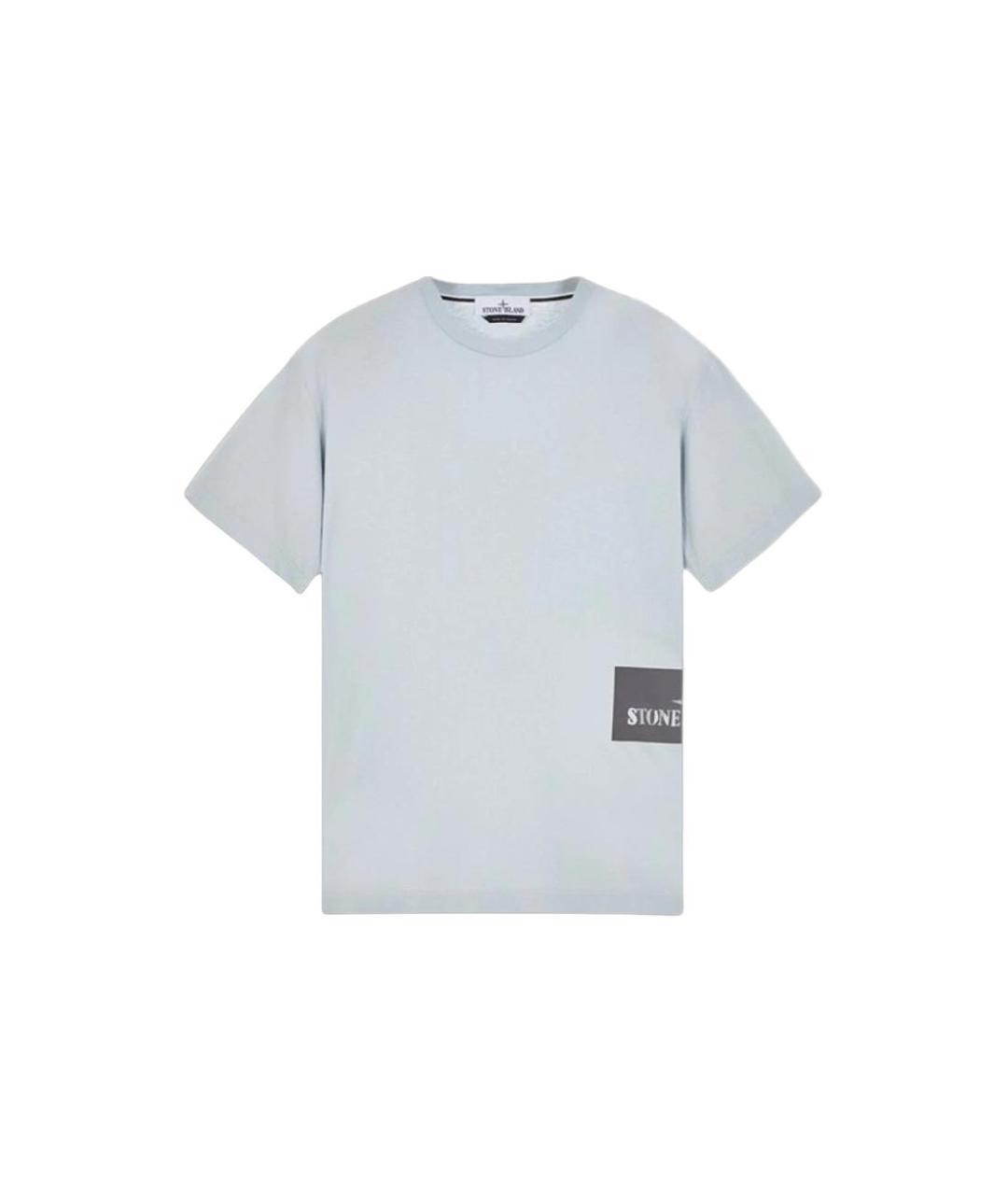 STONE ISLAND Синяя футболка, фото 1