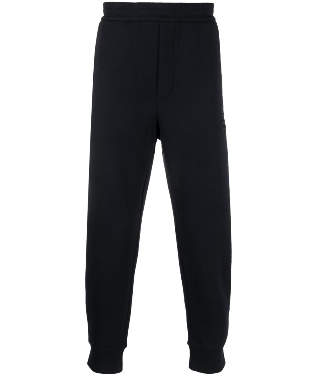 EMPORIO ARMANI Темно-синие повседневные брюки, фото 1