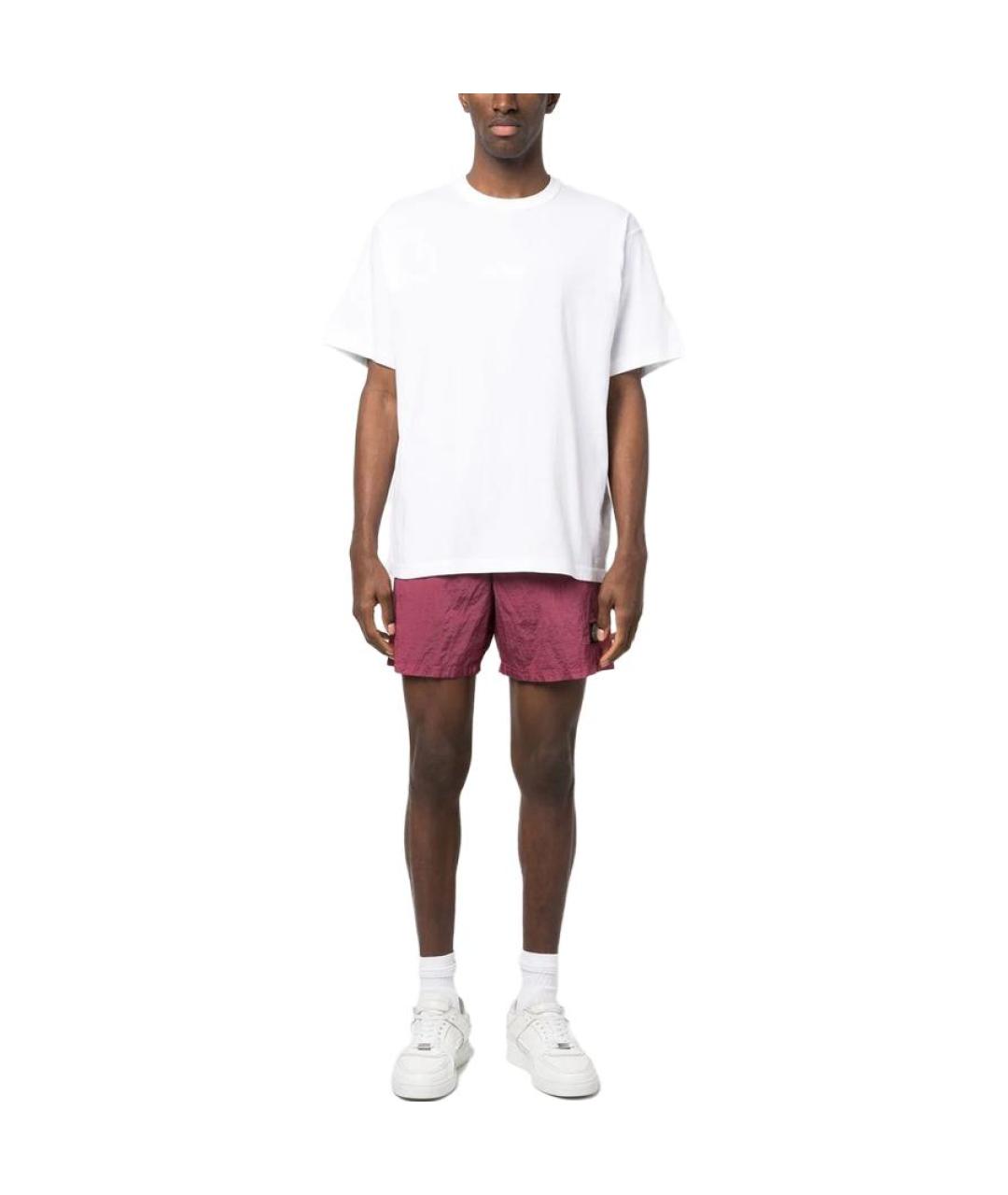 STONE ISLAND Белая хлопковая футболка, фото 2