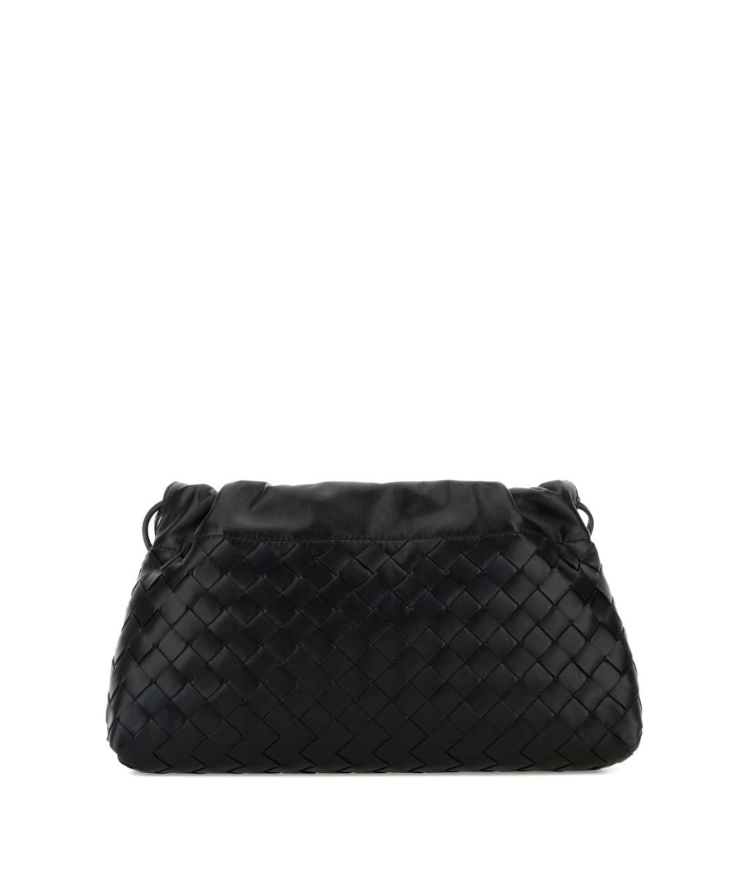 BOTTEGA VENETA Черная кожаная сумка через плечо, фото 3