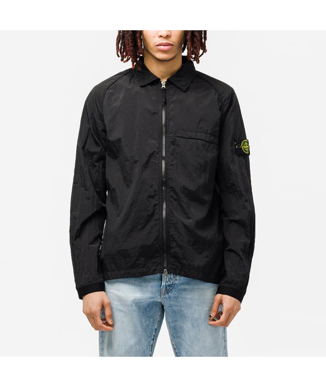 STONE ISLAND Черная куртка, фото 4