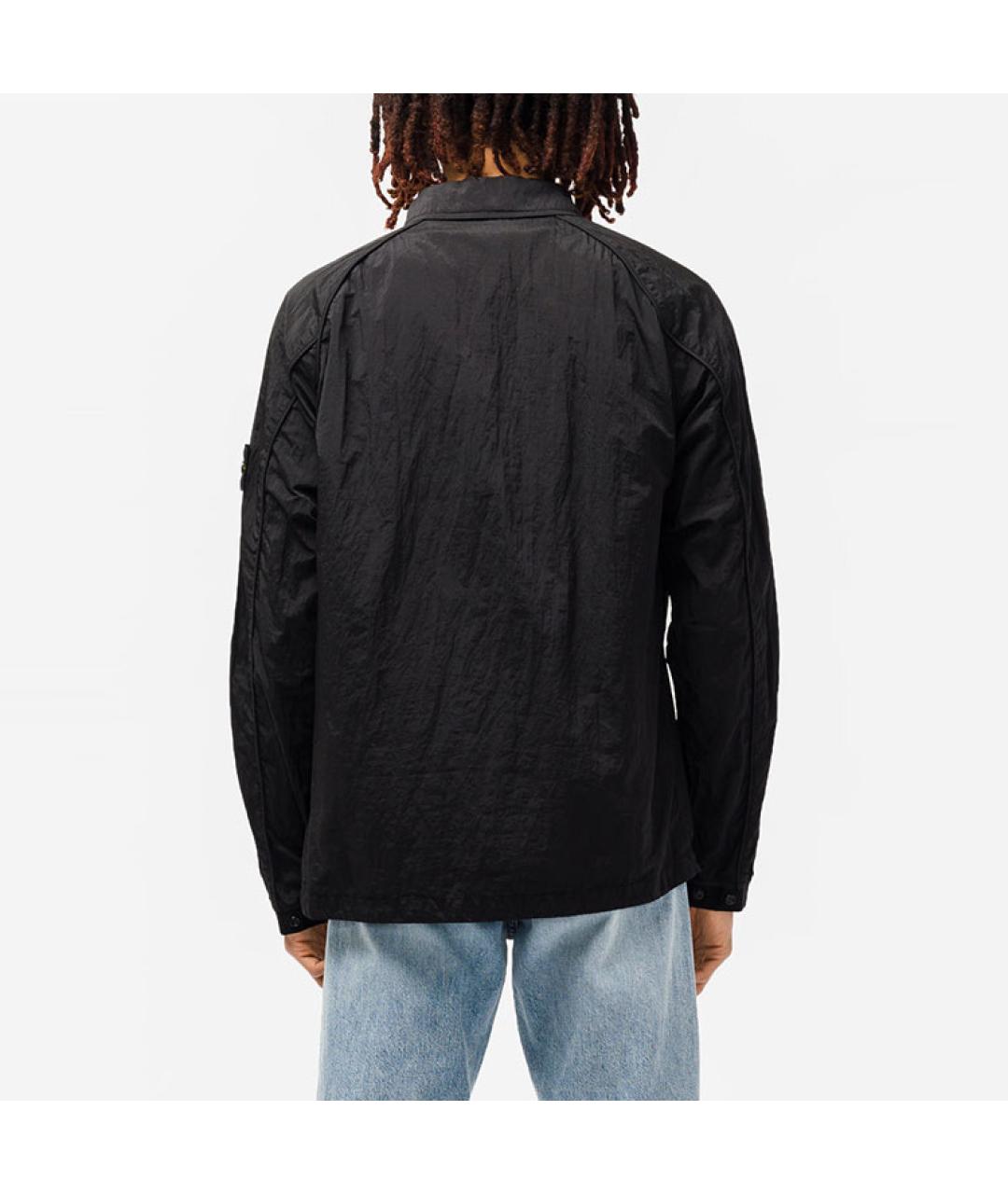STONE ISLAND Черная куртка, фото 5